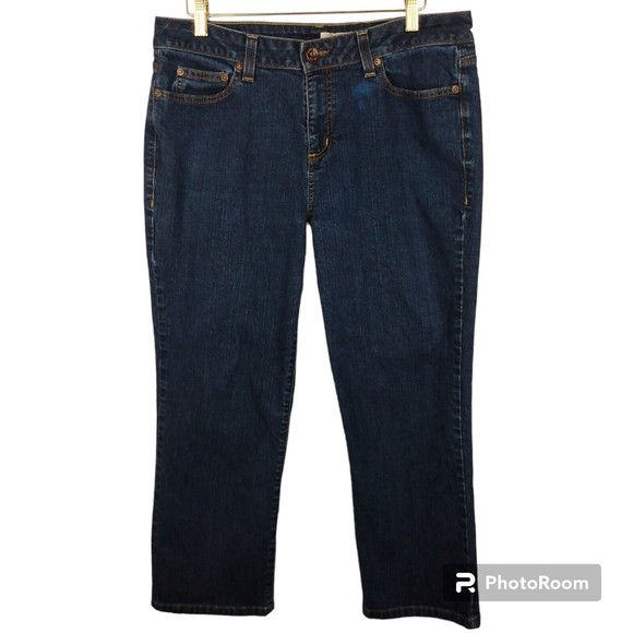 DKNY Jeans Women's Plus Size 16 Blue Denim Straight Leg - Picture 1 of 8